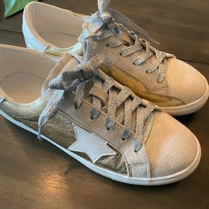 Metallic Sneakers